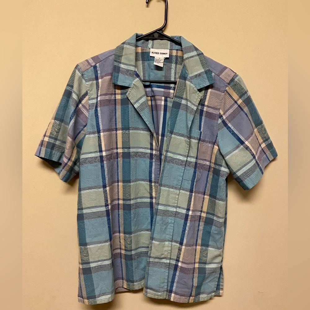 Plaid button up shirt